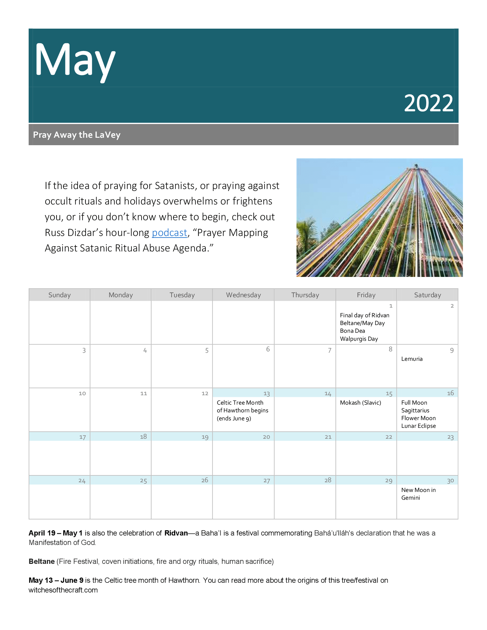 Pray Away the LaVey_May 2022